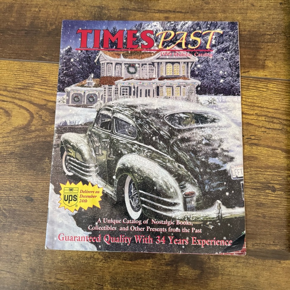 TimesPast‎ 1999 Holiday Catalog Classic Motorbooks Automotive Nostalgia